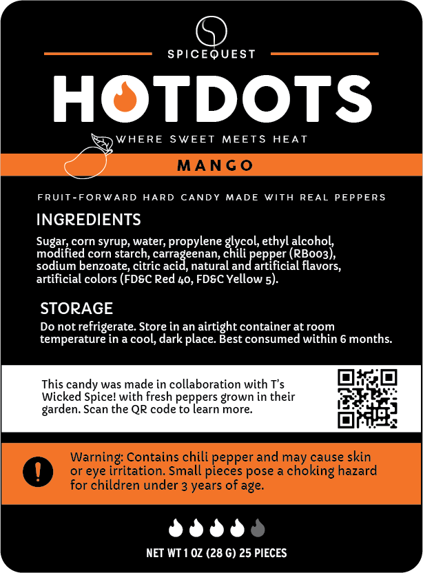 HotDots - Mango (hot) - 25 pcs