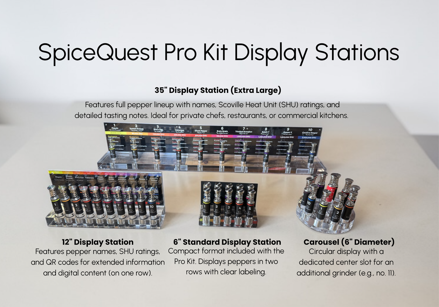Display Station (Small - 12" Wide) *Requires Pro Kit Purchase*