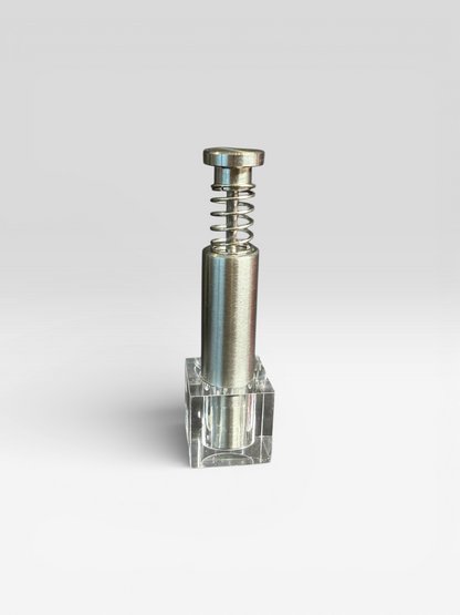 SpiceQuest Polished Steel Push-Button Grinder (Refillable)