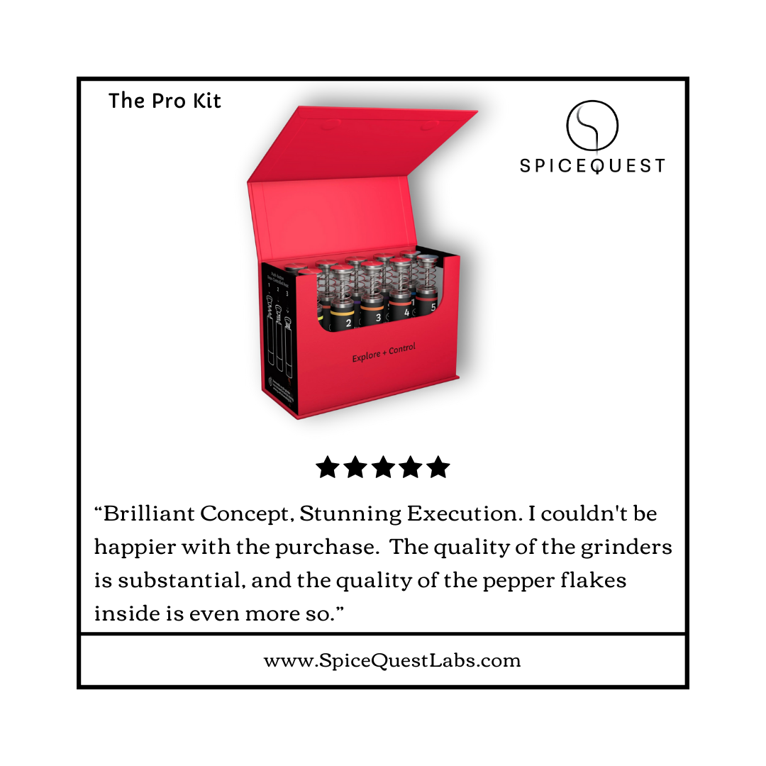 SpiceQuest Pro 10-Grinder + Spice Set