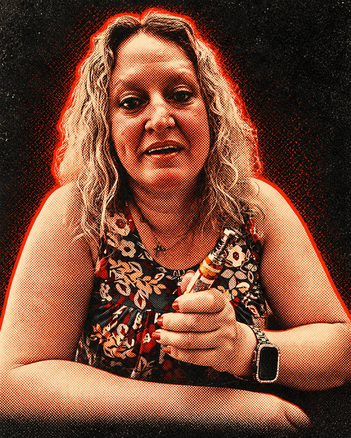 Stylized portrait of Annee Boyer with SpiceQuest